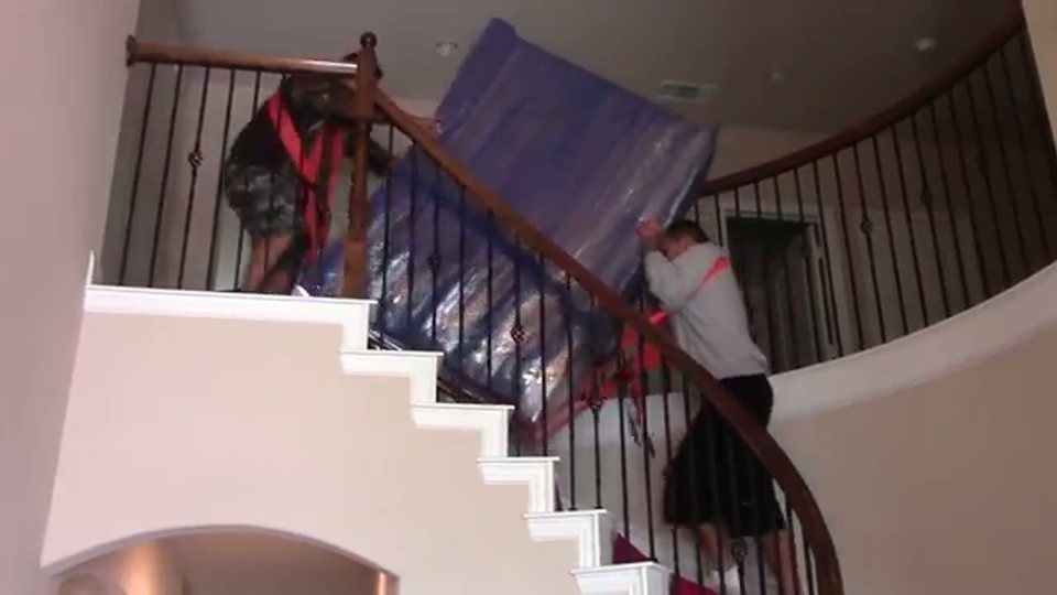 A and D crew handling a piece on a Cincinnati job